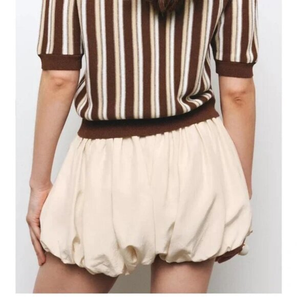 ZARA ZW COLLECTION BALLOON SKORT - Picture 3 of 4